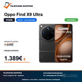 Oppo Find X9 Ultra 12/512GB Nuovo