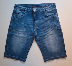 bermuda jeans uomo Clayton Stretch 48 denim