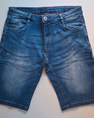 bermuda jeans uomo Clayton Stretch 48 denim