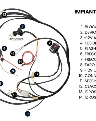 impianto luci VM Racing leggete descrizione 