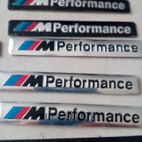 Logo M BMW Performance Alluminio 2 Pezzi interni e