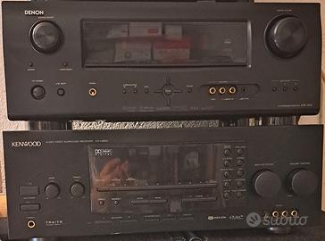 2 Dolby Surround  Denon AVR1610 e Kenwood KR-V990D