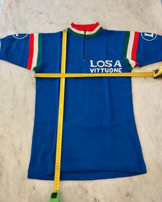Maglia ciclismo lana anni '80