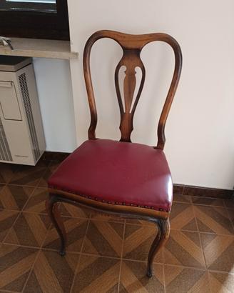 3 sedie stile classico vintage