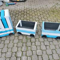 Trenino porta giochi / porta tutto 