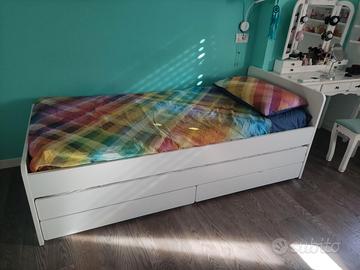 Letto Singolo e Doppio Ikea SLAKT + materassi Ikea
