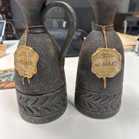 2 bottiglie vintage terracotta vin santo Livorno