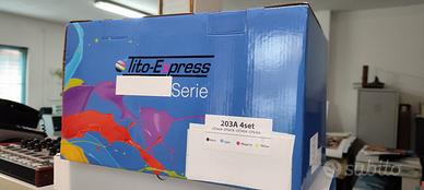 4 Cartucce 203A 203X XL HP Color Laserjet Pro