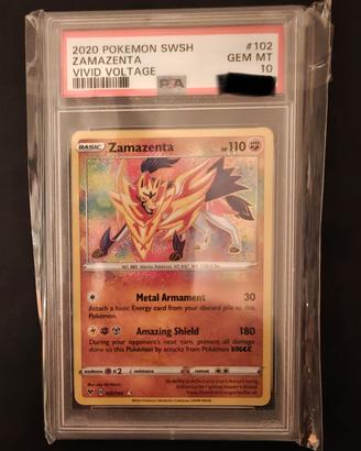 Pokémon Zamazenta 102 PSA 10 Eng