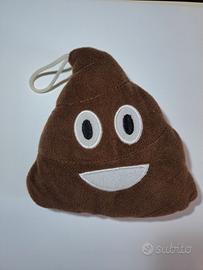 portachiavi peluche emoticon cacca