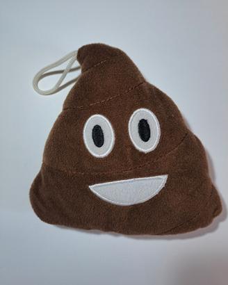 portachiavi peluche emoticon cacca