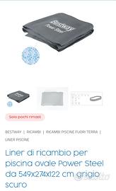 Liner piscina bestway power steel ovale NUOVO