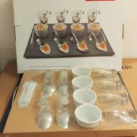 set antipasti con vassoio ardesia