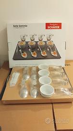 set antipasti con vassoio ardesia