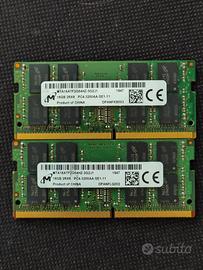32Gb (2x16Gb) Micron DDR4 Sodimm 3200Mhz