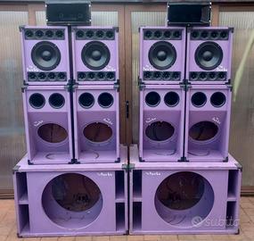 Impianto audio 12 casse
