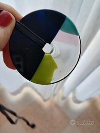 ciondolo di murano con laccio regolabile