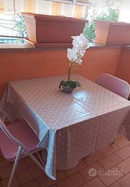 Camera con angolo cottura bagno e balcone 