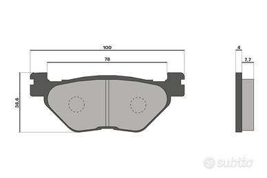 Pastiglie freno brake pads t max