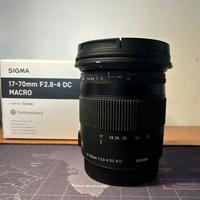 Obiettivo Sigma 17-70 mm Attacco Canon