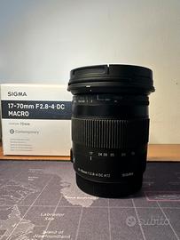 Obiettivo Sigma 17-70 mm Attacco Canon