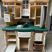 Cucina giocatolo con accessori
