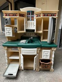 Cucina giocatolo con accessori