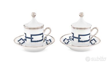2 tazzine Caffe Richard Ginori “Catene Zaffiro”