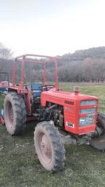 Trattore Carraro 504 con aratro e fresa