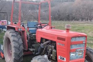 Trattore Carraro 504 con aratro e fresa