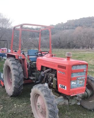 Trattore Carraro 504 con aratro e fresa