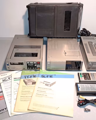 SONY BETAMAX SLF1E TTF1E ACF1E PERFETTO RARISSIMO