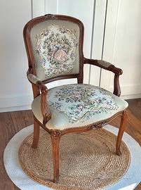 Poltroncina sedia stile Luigi XV / Stile antico