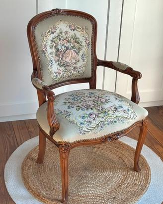 Poltroncina sedia stile Luigi XV / Stile antico