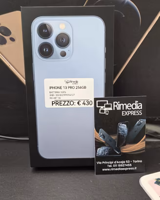 iPhone 13 Pro 256GB blu usato garanzia 