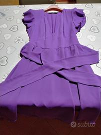 Vestito marca Artigli col.viola  