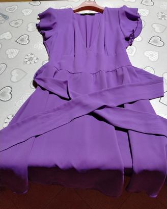 Vestito marca Artigli col.viola  