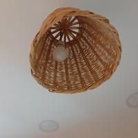 lampadari artigianali in rattan