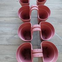 Vasi/Fioriere per balconi e ringhiere color rosa