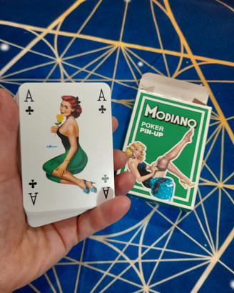 Carte da Poker "Pin-Up"  Modiano.