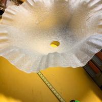 Plafoniera grande a sospensione in vetro