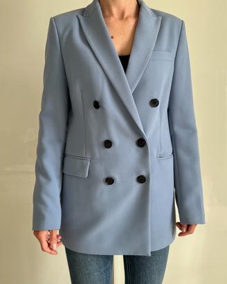 Blazer zara blu misura xs veste grande perfetto