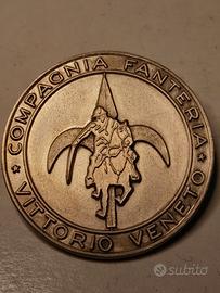 FANTERIA VITTORIO VENETO RARA SPILLA ARGENTO 800
