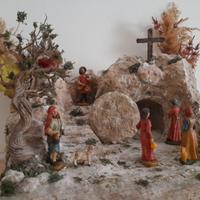 Presepe pasquale, Sepolcro,Resurrezione