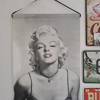 Quadro poster foto di Marilyn Monroe  tela 50x72