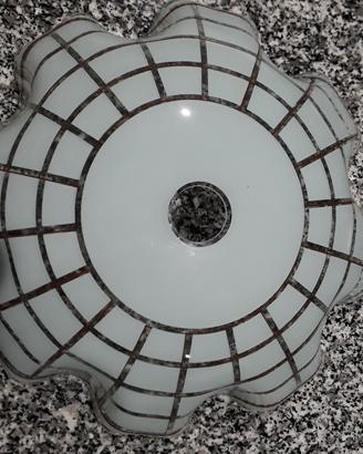calotta in vetro per lampadario 