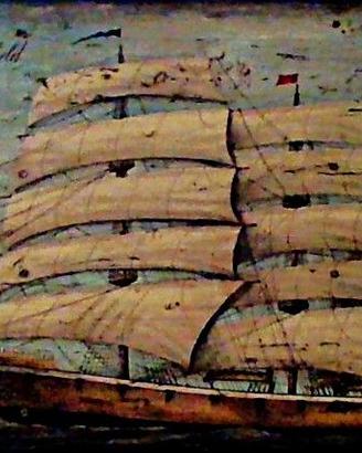 VECCHIO QUADRO SU SCURO FRANCESCO CONZ