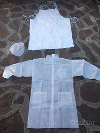 Grembiuli cuffie camici