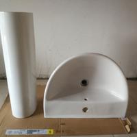 Lavabo con colonna 