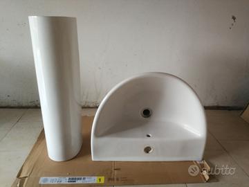 Lavabo con colonna 